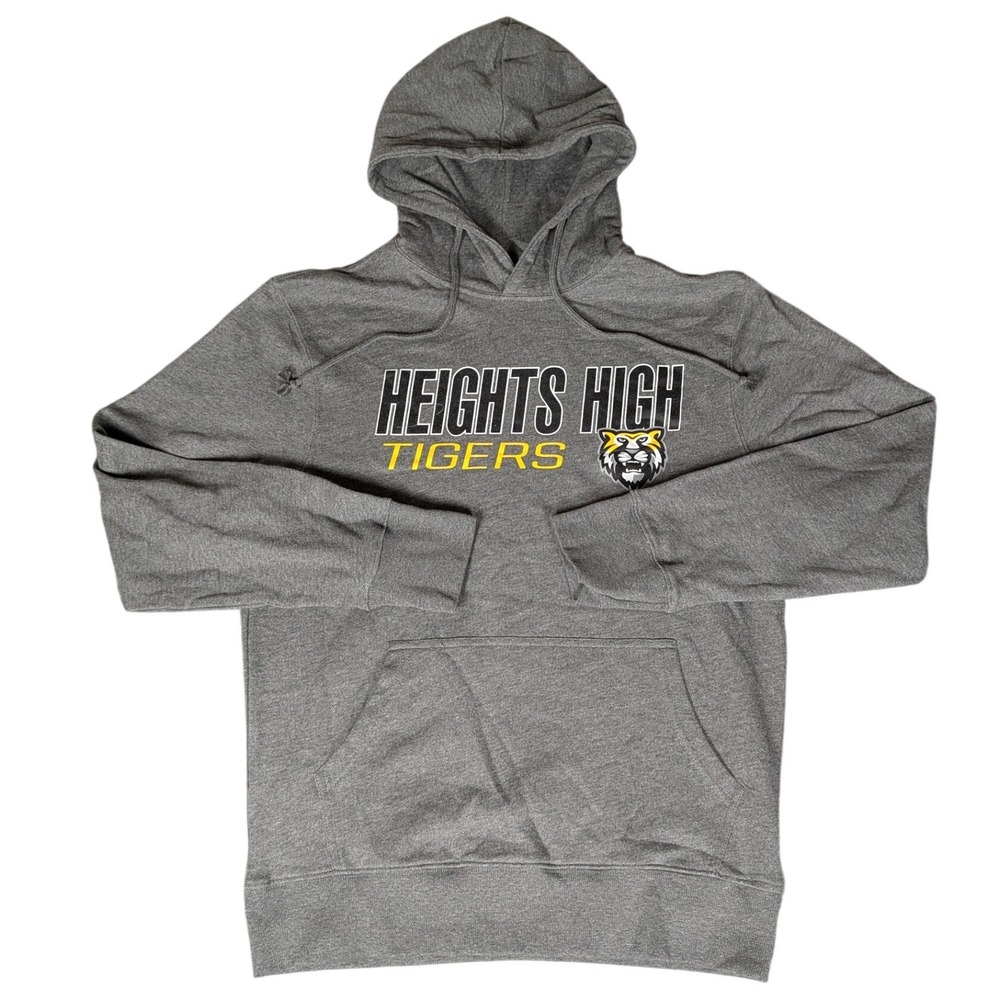 PEL Athletic Grey Heights High‎ Tigers Pullover Hoodie Sweatshirt Mens Size S